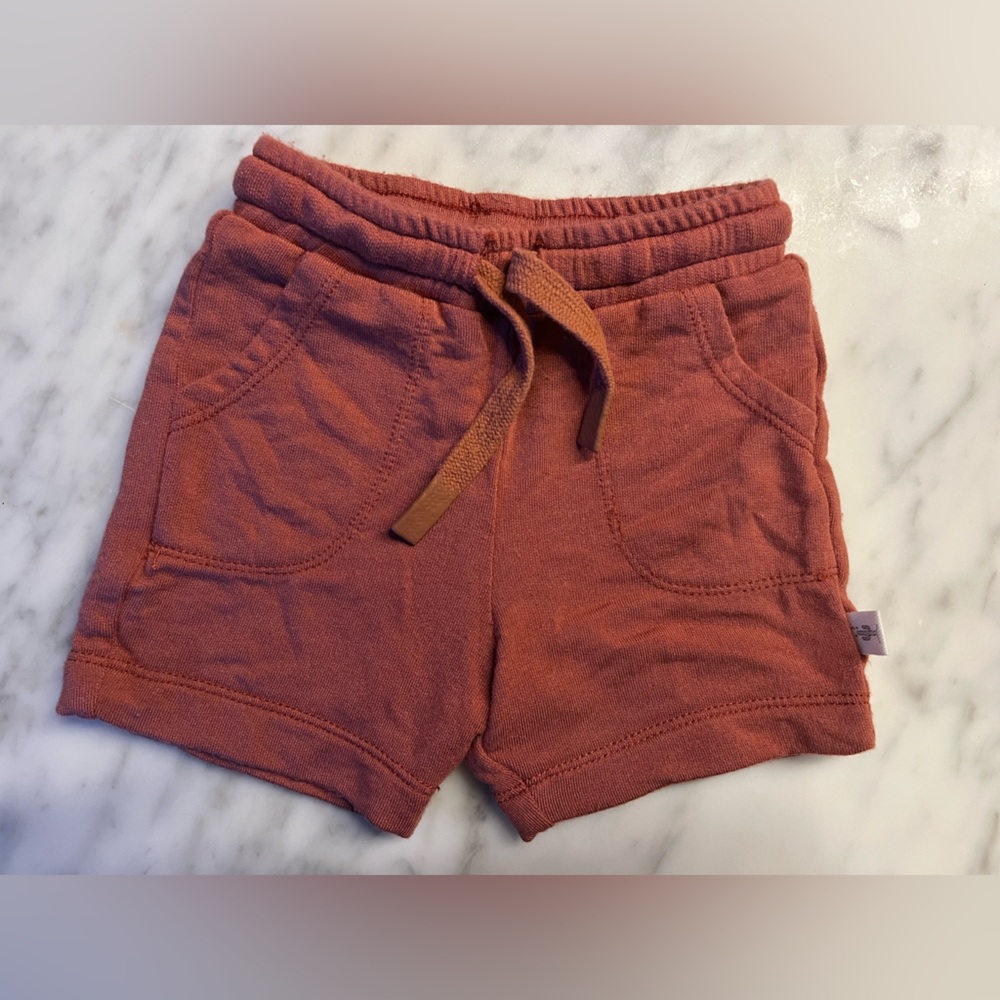 Rosewood soft red shorts 6-12 months